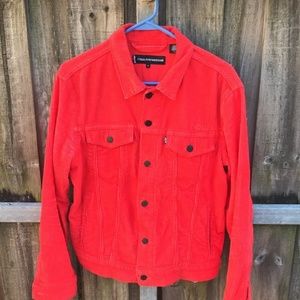 Gosha Rubchinskiy Red/Chili pepper Corduroy Trucke
